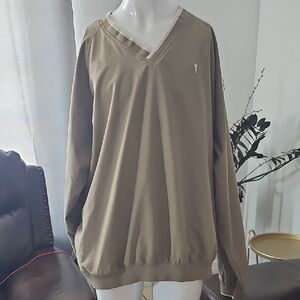 Classic V-Neck Sweater in Brown